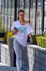 ALESSANDRA AMBROSIO Leaves a Gym in Brentwood 10/16/2019