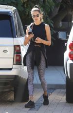 ALESSANDRA AMBROSIO Leaves Brooke Burke