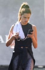 ALESSANDRA AMBROSIO Leaves Brooke Burke