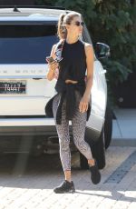 ALESSANDRA AMBROSIO Leaves Brooke Burke