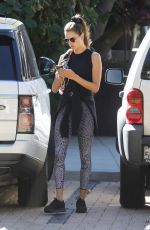 ALESSANDRA AMBROSIO Leaves Brooke Burke