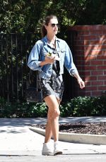 ALESSANDRA AMBROSIO Out for Ice Cream in Brentwood 09/30/2019