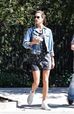 ALESSANDRA AMBROSIO Out for Ice Cream in Brentwood 09/30/2019
