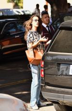 ALESSANDRA AMBROSIO Out for Lunch in Brentwood 10/30/2019