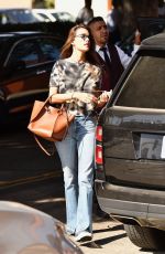 ALESSANDRA AMBROSIO Out for Lunch in Brentwood 10/30/2019