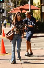 ALESSANDRA AMBROSIO Out for Lunch in Brentwood 10/30/2019