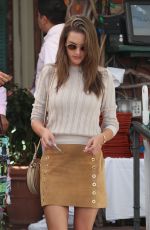 ALESSANDRA AMBROSIO Out for Lunch in West Hollywood 10/01/2019