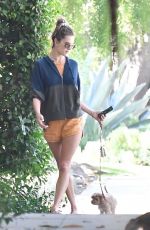 ALESSANDRA AMBROSIO Out with Her Dog in Brentwood 10/05/2019