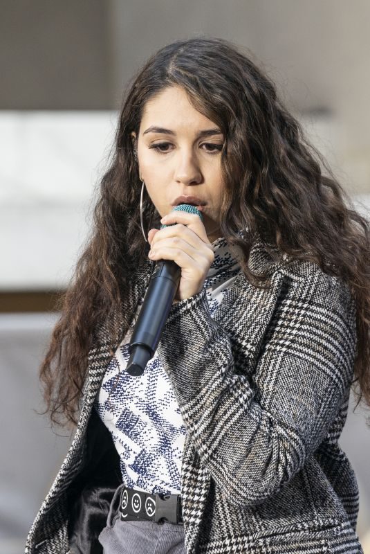 ALESSIA CARA Performing at Today Show in New York 10/11/2019