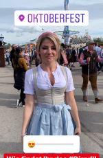ALEXA BLISS at Oktoberfest - Instagram Photos and Video 09/27/2019