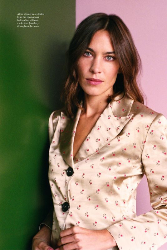 ALEXA CHUNG in Harper’s Bazaar Magazine, UK December 2019