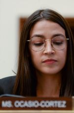 ALEXANDRIA OCASIO-CORTEZ at House Financial Services Committee Hearing in Washington D.C. 10/23/2019