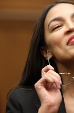 ALEXANDRIA OCASIO-CORTEZ at House Financial Services Committee Hearing in Washington D.C. 10/23/2019