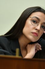 ALEXANDRIA OCASIO-CORTEZ at House Financial Services Committee Hearing in Washington D.C. 10/23/2019