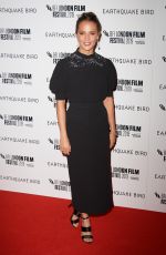 ALICIA VIKANDER at Official Secrets Premiere at 63rd BFI London Film Festival 10/10/2019