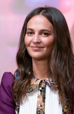 ALICIA VIKANDER at The Earthquake Bird Press Conference at 32nd Tokyo International Film Festival 10/29/2019