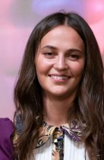 ALICIA VIKANDER at The Earthquake Bird Press Conference at 32nd Tokyo International Film Festival 10/29/2019