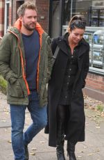 ALISON KING and David Stuckley Out in Alderley Edge in Cheshire 10/24/2019
