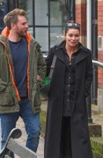 ALISON KING and David Stuckley Out in Alderley Edge in Cheshire 10/24/2019