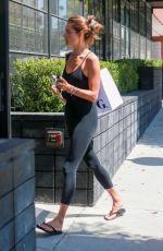 ALLESANDRA AMBROSIO in Tights Heading to Pilates in Santa Monica 10/03/2019