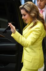 ALYSSA MILANO Arrives at Good Morning America in New York 10/14/2019