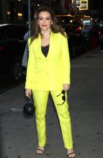 ALYSSA MILANO Arrives at Good Morning America in New York 10/14/2019