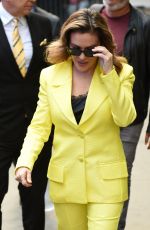 ALYSSA MILANO Arrives at Good Morning America in New York 10/14/2019