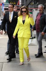 ALYSSA MILANO Arrives at Good Morning America in New York 10/14/2019