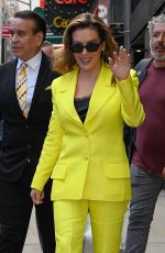 ALYSSA MILANO Arrives at Good Morning America in New York 10/14/2019