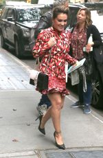 ALYSSA MILANO Arrives at The View in New York 10/16/2019