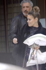 ALYSSA MILANO Leaves Her Hotel in New York 10/15/2019