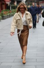AMANDA HOLDEN Arrives at Heart Radio in London 10/04/2019