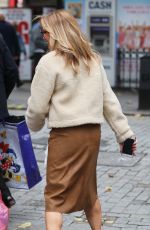 AMANDA HOLDEN Arrives at Heart Radio in London 10/04/2019
