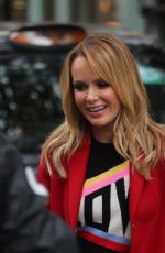 AMANDA HOLDEN Leaves Heart Radio in London 10/16/2019