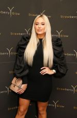 AMBER TURNER at Strawberry Glow Beauty Salon Relaunch in London 10/12/2019