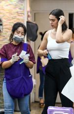 AMELIA HAMLIN at a Nail Salon in Los Angeles 10/25/2019