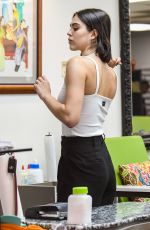 AMELIA HAMLIN at a Nail Salon in Los Angeles 10/25/2019