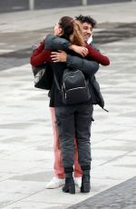 AMY DOWDEN Arrives at Strictly Come Dancing Rehearsals in Manchester 10/07/2019