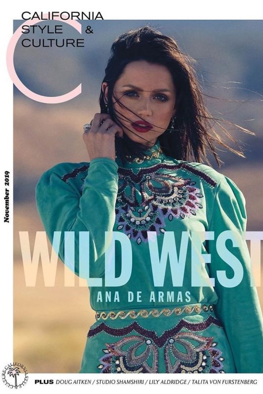 ANA DE ARMAS in California Style & Culture Magazine, November 2019