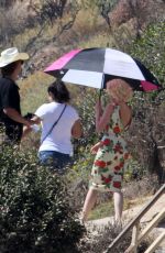 ANA DE ARMAS on the Set of Blonde in Malibu 10/06/2019