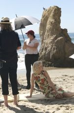 ANA DE ARMAS on the Set of Blonde in Malibu 10/06/2019