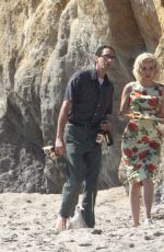 ANA DE ARMAS on the Set of Blonde in Malibu 10/06/2019