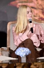 ANGELINA JOLIE, ELLE FANNING and MICHELLE PFEIFFER at Maleficent: Mistress of Evil Press Conference in Beverly Hills 09/30/2019