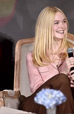 ANGELINA JOLIE, ELLE FANNING and MICHELLE PFEIFFER at Maleficent: Mistress of Evil Press Conference in Beverly Hills 09/30/2019