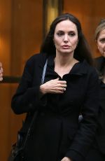 ANGELINA JOLIE Out and About in Paris 10/20/2019