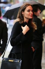 ANGELINA JOLIE Out and About in Paris 10/20/2019