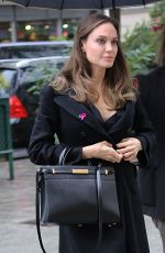 ANGELINA JOLIE Out and About in Paris 10/20/2019