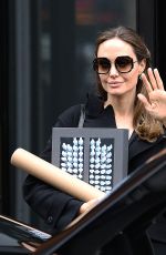 ANGELINA JOLIE Out and About in Paris 10/20/2019
