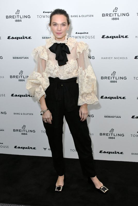 ANNA BREWSTER at Esquire Townhouse with Breitling Launch in London 10/16/2019