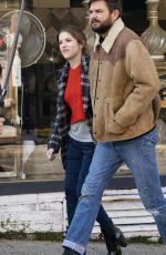 ANNA KENDRICK and Nick Thuneon the Set of Love Life in New York 10/15/2019